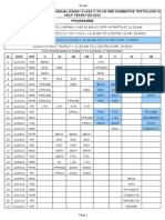 Final Examination Schedule 2013