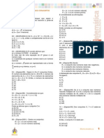 Exercicios Extras Matematica - Conjuntos e Funcoes