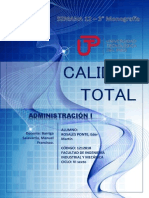 Calidad total 2014: Administración I