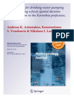 Fuzzy analysis for borehole site selection