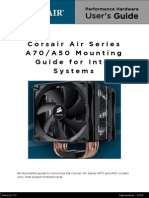 Corsair A70-A50 Mounting Information - Intel
