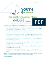 The Youth For Kashmir Pledge