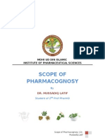 Scope of Pharmacognosy | Dr. Mussadiq Latif