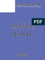 PoN Academic Calendar