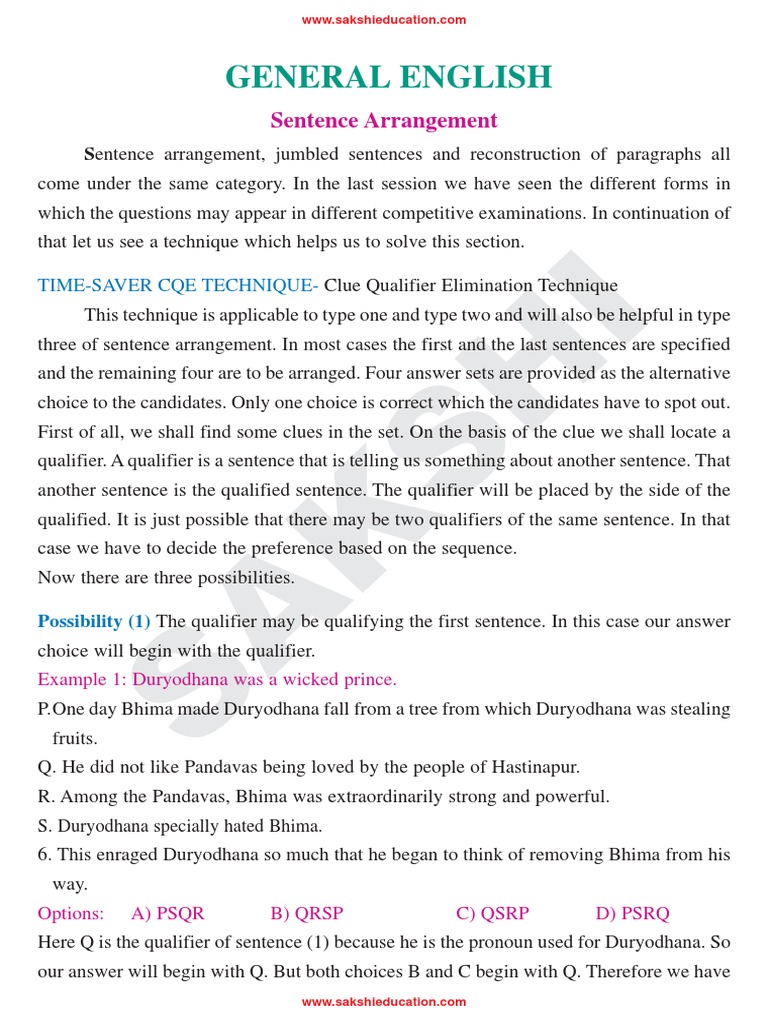 Sentence Arrangement Philosophical Science Science