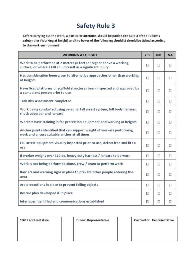 Cable Installation Risk Assessment Safety Wellness Free 30day