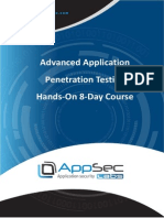 Advanced Application Penetration Testing 8-Day