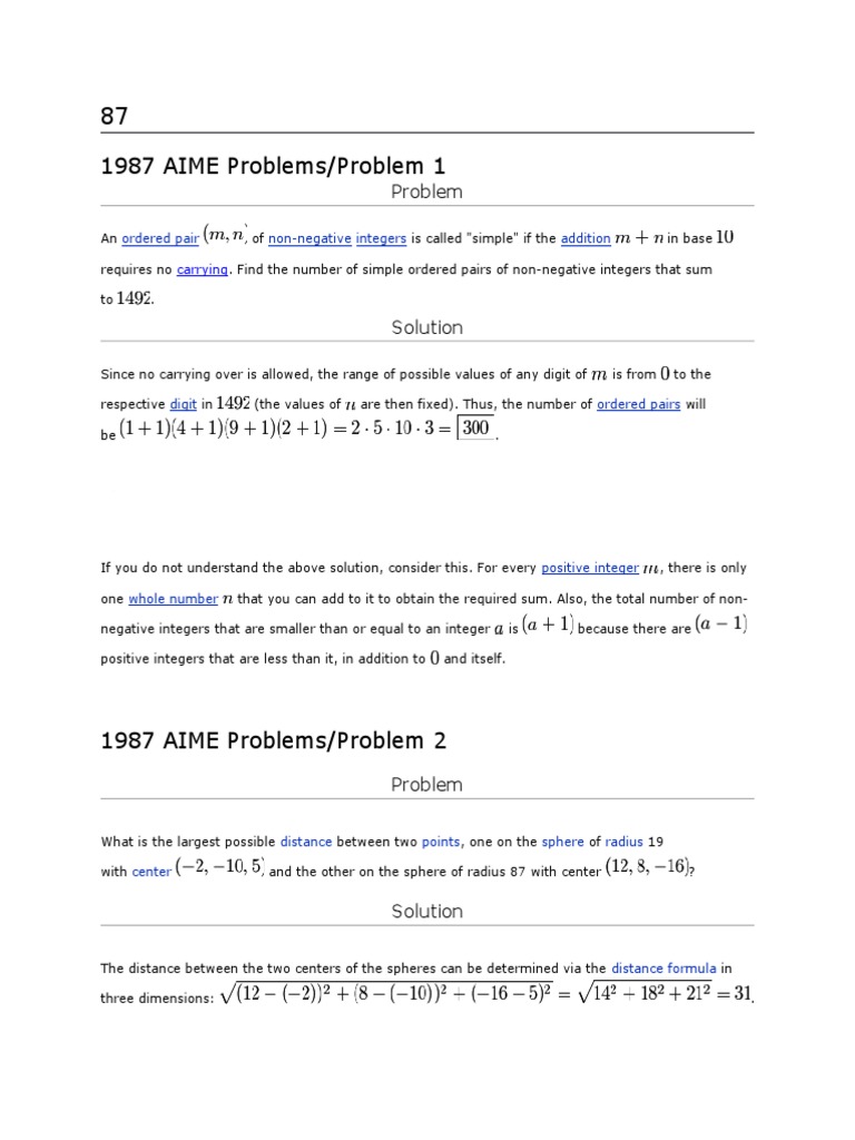 IIT Maths Aime Problem Solving by Naveen Vasireddy | PDF ...