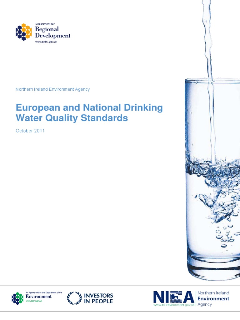 European and National Drinking Water Quality StandardsNIEA Drinking