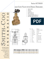 Series 01718103 & 01718104 Brass Gate Valve With Drain-1