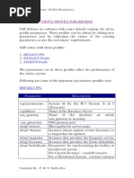 SAP RZ10 and RZ11 Profile Parameter Guide | PDF | Login | Password