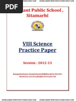 CBSE Class 8 Science Chapter Wise Question Bank