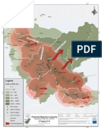 Map of Movement of IDPs