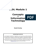 ICDL Module 1 Concepts Information Technology: Important Notice