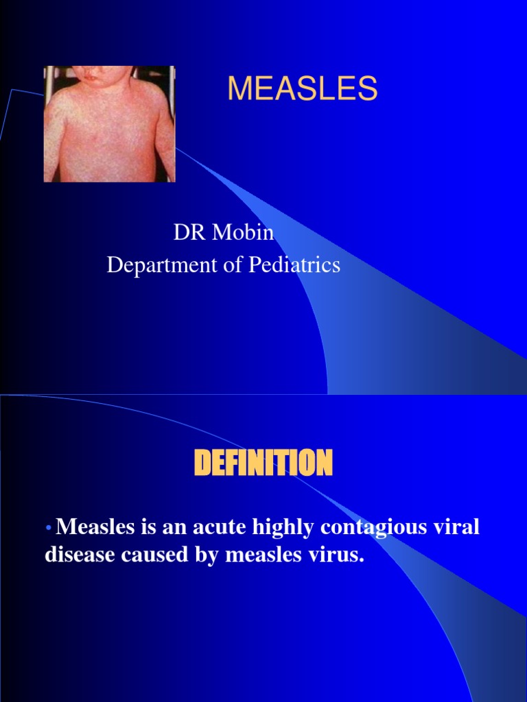 Overview of Measles Disease | PDF | Measles | Infection