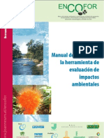 Manual de apoyo para la herramienta de evaluacion de impactos ambientales