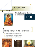 Application of Vipassana in Daily Life