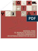 Manual Para Manejo de Residuos Sólidos Generados en Establecimientos de Salud