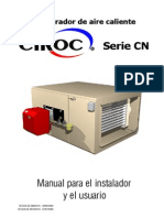 Manual Generadores de Aire Caliente Serie CN