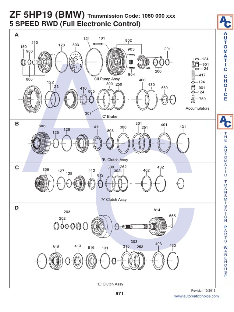 ZF 5 HP 19 | Download Free PDF | Clutch | Cylinder (Engine)