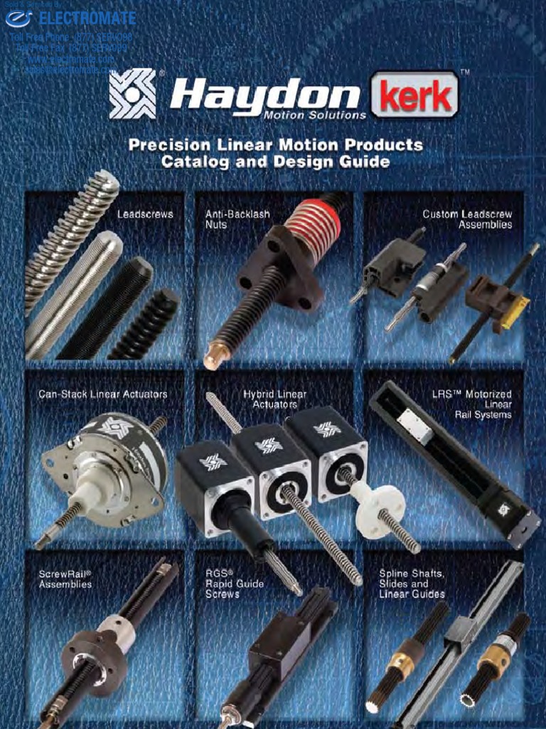 Haydon Kerk Dcm8054 Dcm8027 Specsheet