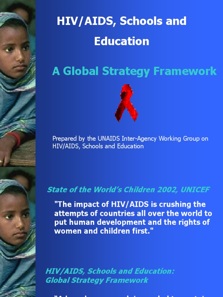 HIV/AIDS, Schools and Education: A Global Strategy Framework | PDF ...