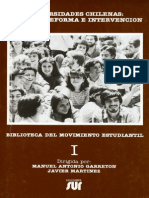 Tomo 1 SUR Universidades Chilenas Historia Reforma e Intervencion