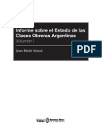 Informe sobre el Estado de las Clases Obreras Argentinas