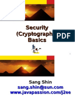 Security (Cryptography) Basics