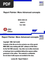 Report Painter: More Advanced Concepts: CSU Chico