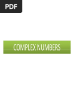 Complex Numbers