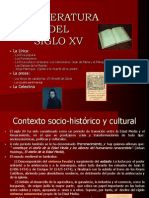 La Literatura en El s Xv