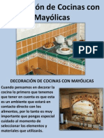 Decoración de Cocinas Con Mayólicas