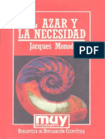 El Azar y La Necesidad-Jacques Monod