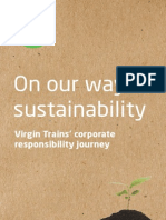 On Our Way To Sustainability: Virgin Trains' Corporate Responsibility Journey