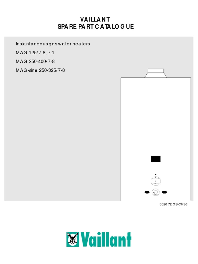 Échangeur Secondaire En Cuivre Compatible Chauffe-Eau Vaillant MAG 250/7-8 SINE - Neuf Faustoricambi