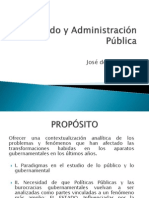 Estado y Administración Pública