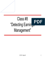 Detecting Earnings Management