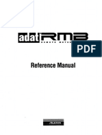 Alesis RMB Remote Meter Bridge Reference Manual