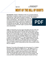 The Bill of Rights Webquest