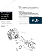 Kit 70160-903 - 02 Design Shimming Process: Medium Duty Series Eaton Pumps