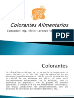 Colorantes Alimentarios Clase