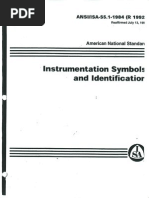 ISA S5 1 Instrumentation Symbols and Identification