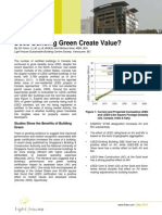 Does Building Green Create Value?
