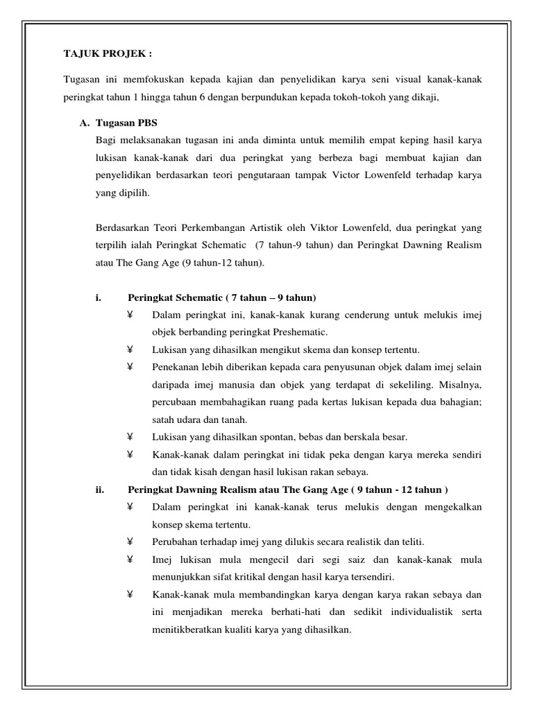 4 Tajuk Projek Pdf
