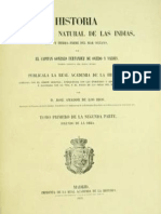 Historia General y Natural de Las Indias. Vol 1 - Fernández de Oviedo PDF