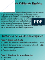 Instancia de Validación Empírica (Fase 3)