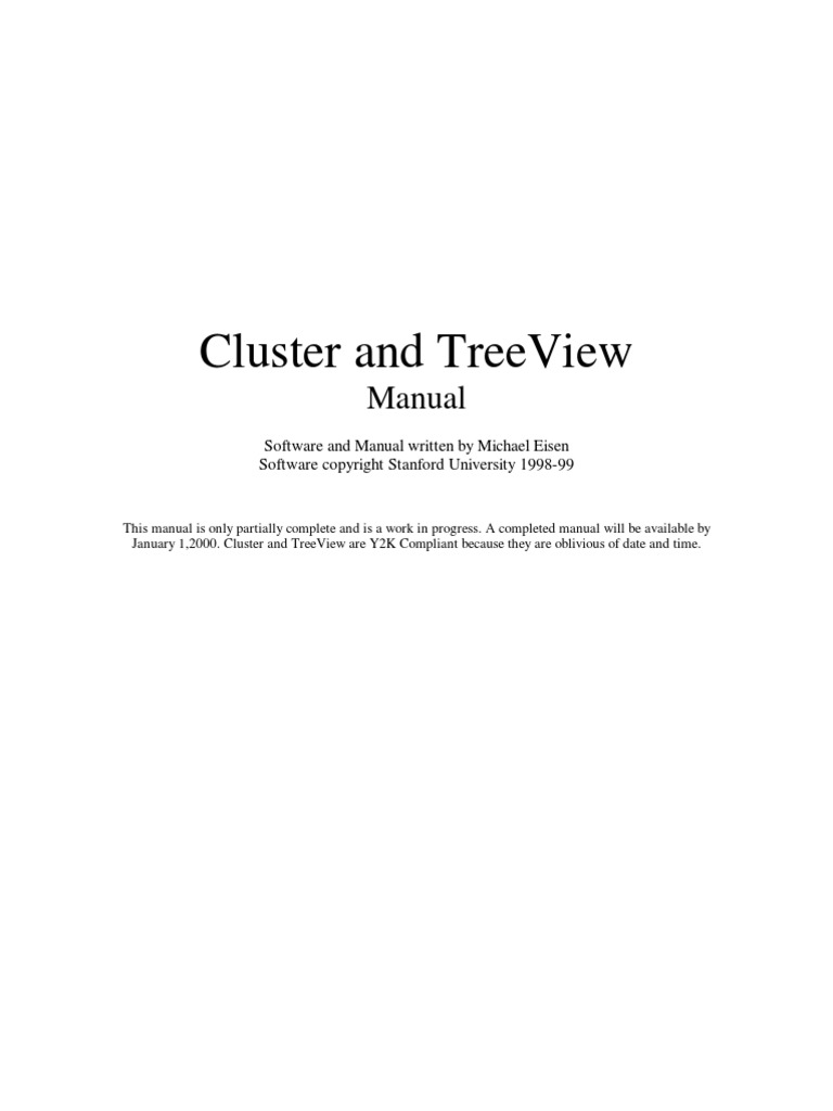 Cluster Tree View | PDF