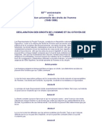 3.0) Déclaration Des Droits de L'homme Et Du Citoyen de 1789