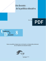 Formación Docente, Desafíos de La Política Educativa.
